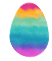 easter egg watercolor painted png