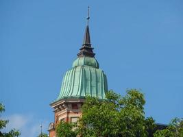 Luebeck,germany,2020-The city of Luebeck at the baltic sea in germany photo