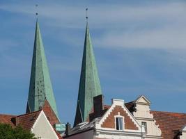 Luebeck,germany,2020-The city of Luebeck at the baltic sea in germany photo