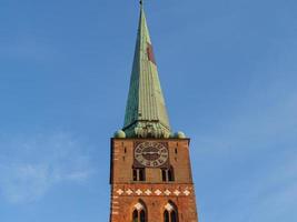 luebeck,alemania,2020-la ciudad de luebeck en el mar báltico en alemania foto