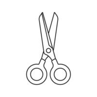 Scissor isolated on white background. Vector illustration