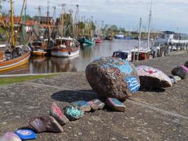 greetsiel,germany,2020-the village of Greetsiel at the north sea in germany photo