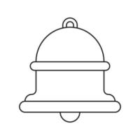Bell isolated on white background. Vector illustration