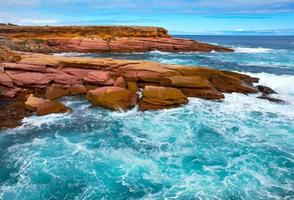 Rock formation, Great Australian Bight photo