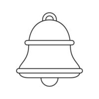 Bell isolated on white background. Vector illustration