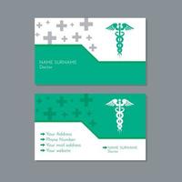 Doctor business card vector