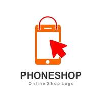 phone shop logo vector