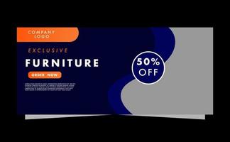 furniture sale banner simple banner abstract banner vector