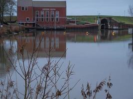 greetsiel,germany,2020-the village of Greetsiel at the north sea in germany photo