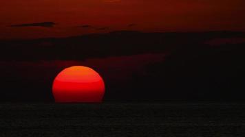 Sunset over ocean landscape, Karon beach, Phuket, Thailand video