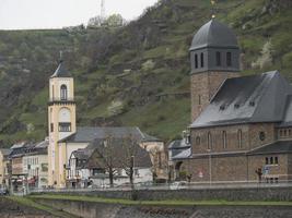 the river rhine in germany photo