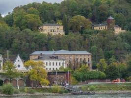 Koblenz at the rhine river photo