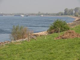 the river rhine in germany photo