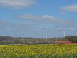 hiking in the german baumberge photo