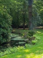 summer time in a park in northern germany photo