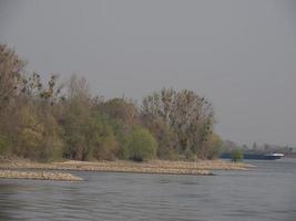 the river rhine in germany photo