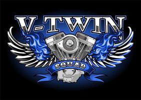 v twin vector template