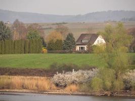 the river rhine in germany photo