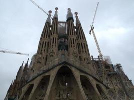 the city of Barcelona in spain photo