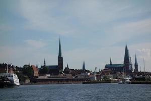 la ciudad de luebeck en alemania foto