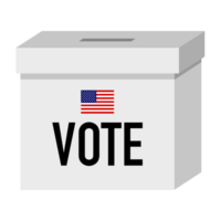 United States Election Vote Box PNG