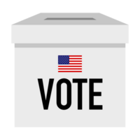 caixa de votação da eleição dos estados unidos png