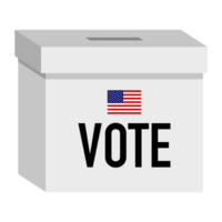 United States Election Vote Box PNG