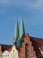 Luebeck,germany,2020-The city of Luebeck at the baltic sea in germany photo