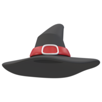 3d tolkning halloween ikon - trollkarlar hatt png