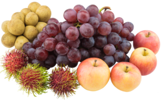 Ripe fruits isolated png