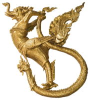 Golden garuda isolated png