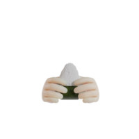 3d isolato mano Tenere cibo png