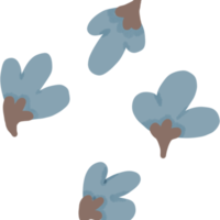 liten blå blomma png