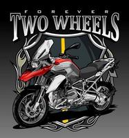 motorcycle vector template