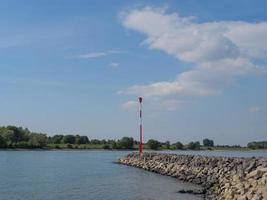 bislich at the rhine river photo