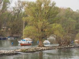 the river rhine in germany photo