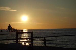 the island of zingst at the baltic sea photo