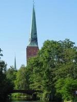 Luebeck,germany,2020-The city of Luebeck at the baltic sea in germany photo