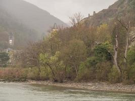 the river rhine in germany photo