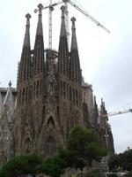 Barcelona city at the mediterranean sea photo