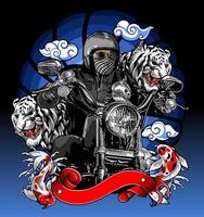 biker vector template