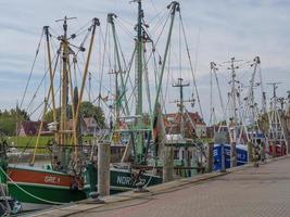 greetsiel,germany,2020-the village of Greetsiel at the north sea in germany photo