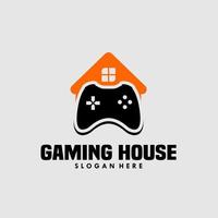 Game house vector illustration design template