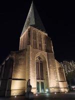 the city of Bocholt at night photo