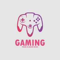 vector game joystick illustration logo design