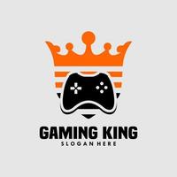 Game King Logo Icon Design vector