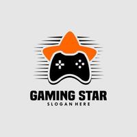 Game star Logo Icon Design vector