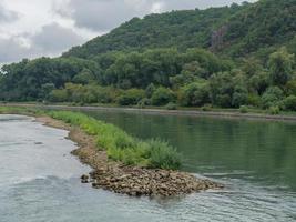 the river rhine near bingen photo