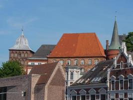 Luebeck,germany,2020-The city of Luebeck at the baltic sea in germany photo