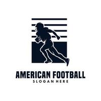 American football vector illustration design template